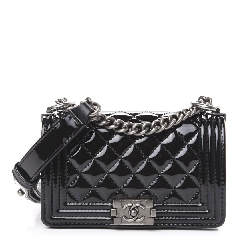 Donna Chanel Metiers D'Art 2020 Nero Trapuntato 4 Mini Borse Scatola da Collezione in vendita