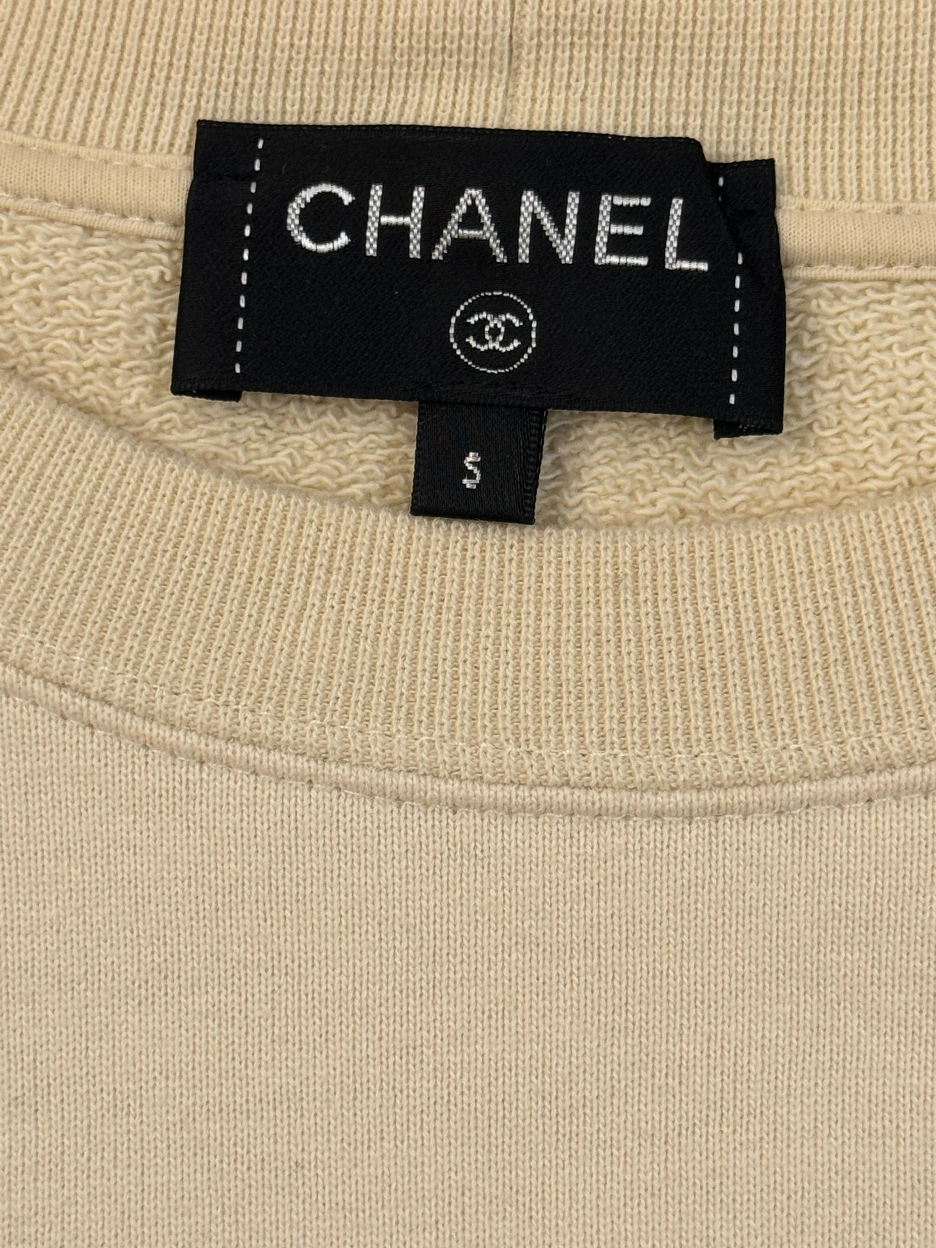 Chanel métiers d'art 2020 pasarela 31 rue Cambon sudadera de algodón en venta 4
