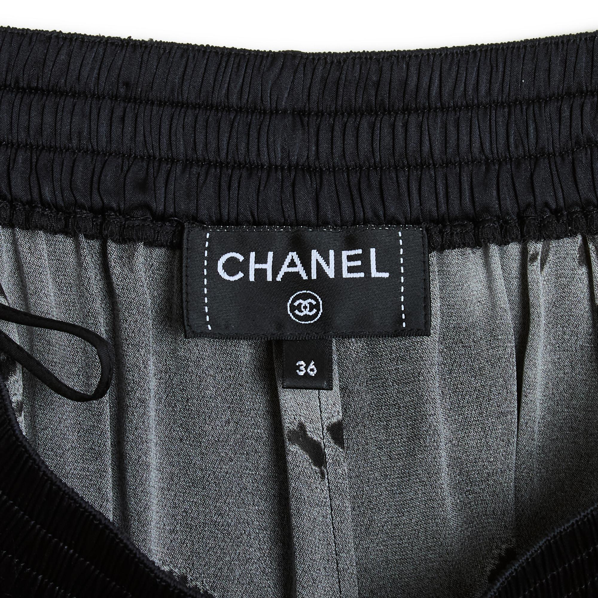 Chanel Métiers d'Art 2022 Jupe FR36 Maxi CC Dévoré PF2022 Maxi Skirt US6 4