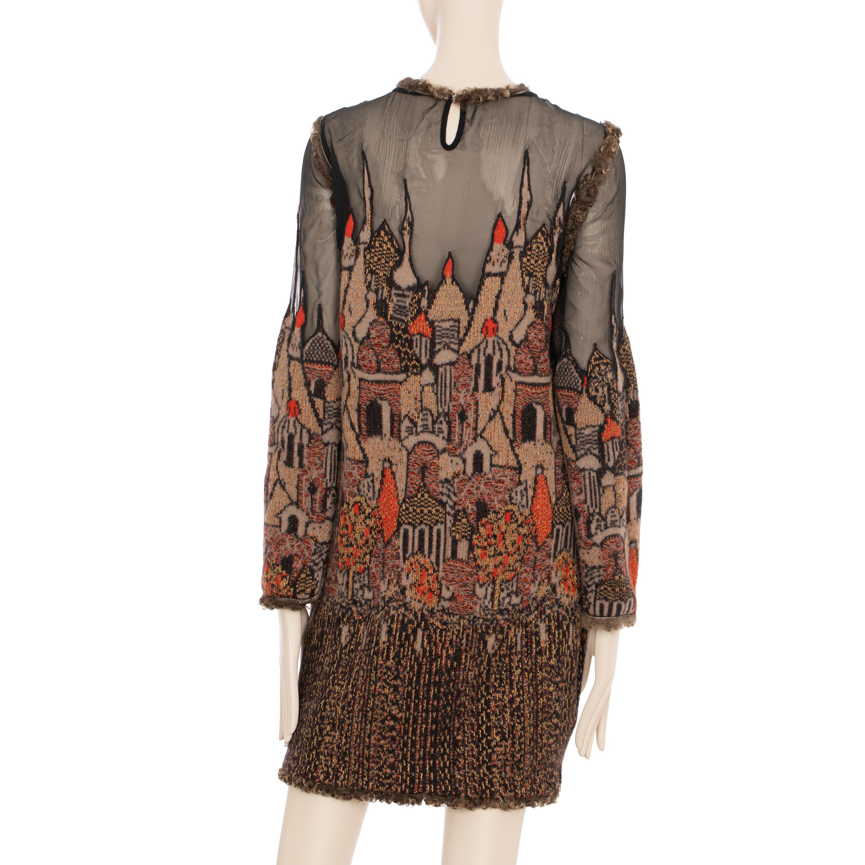 Chanel Metiers D'Art Moscow Dress 38 FR 2