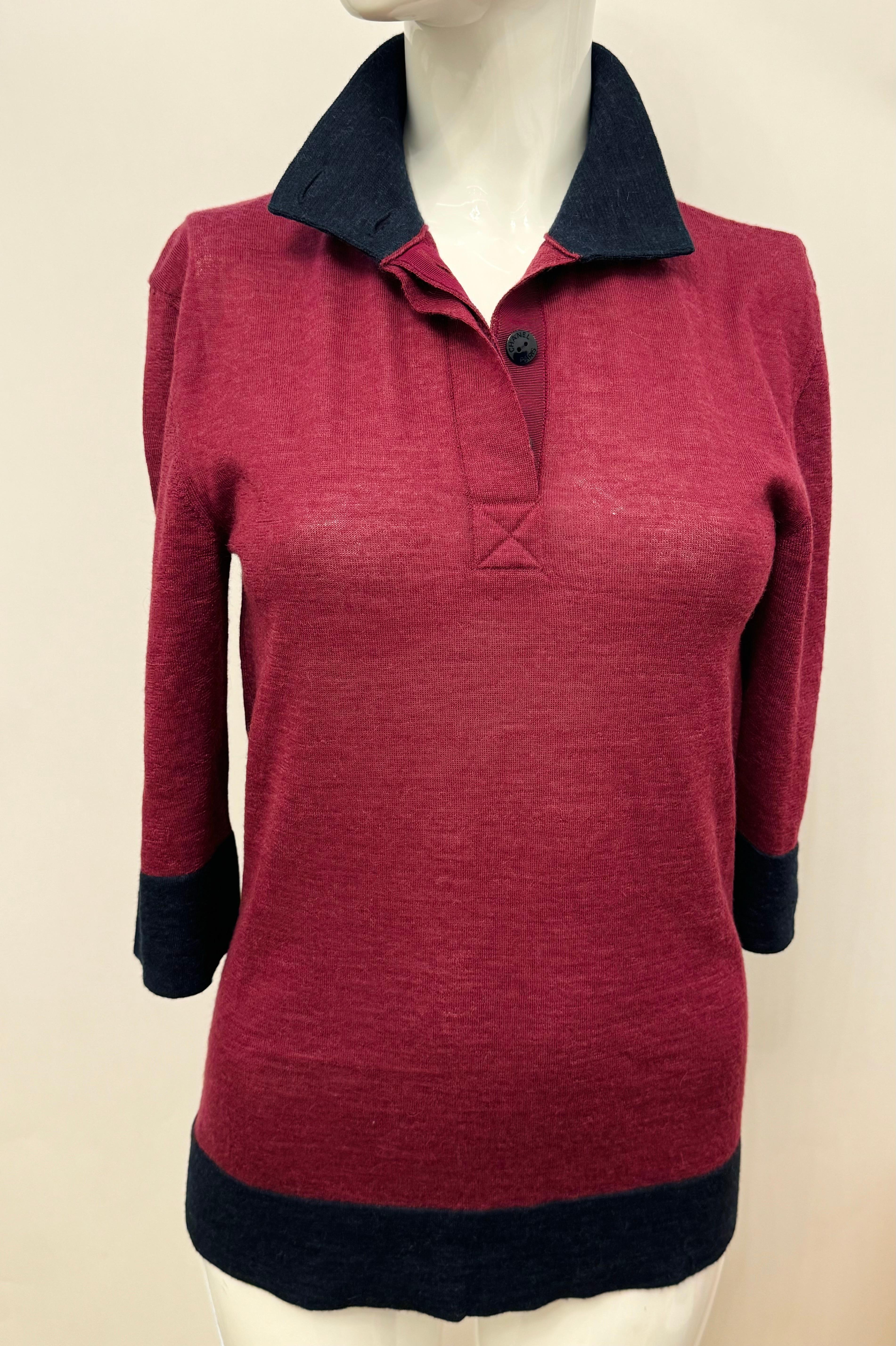 Maglione in alpaca Chanel métiers d'art Paris Bombay Pre Fall 2012 in vendita 6