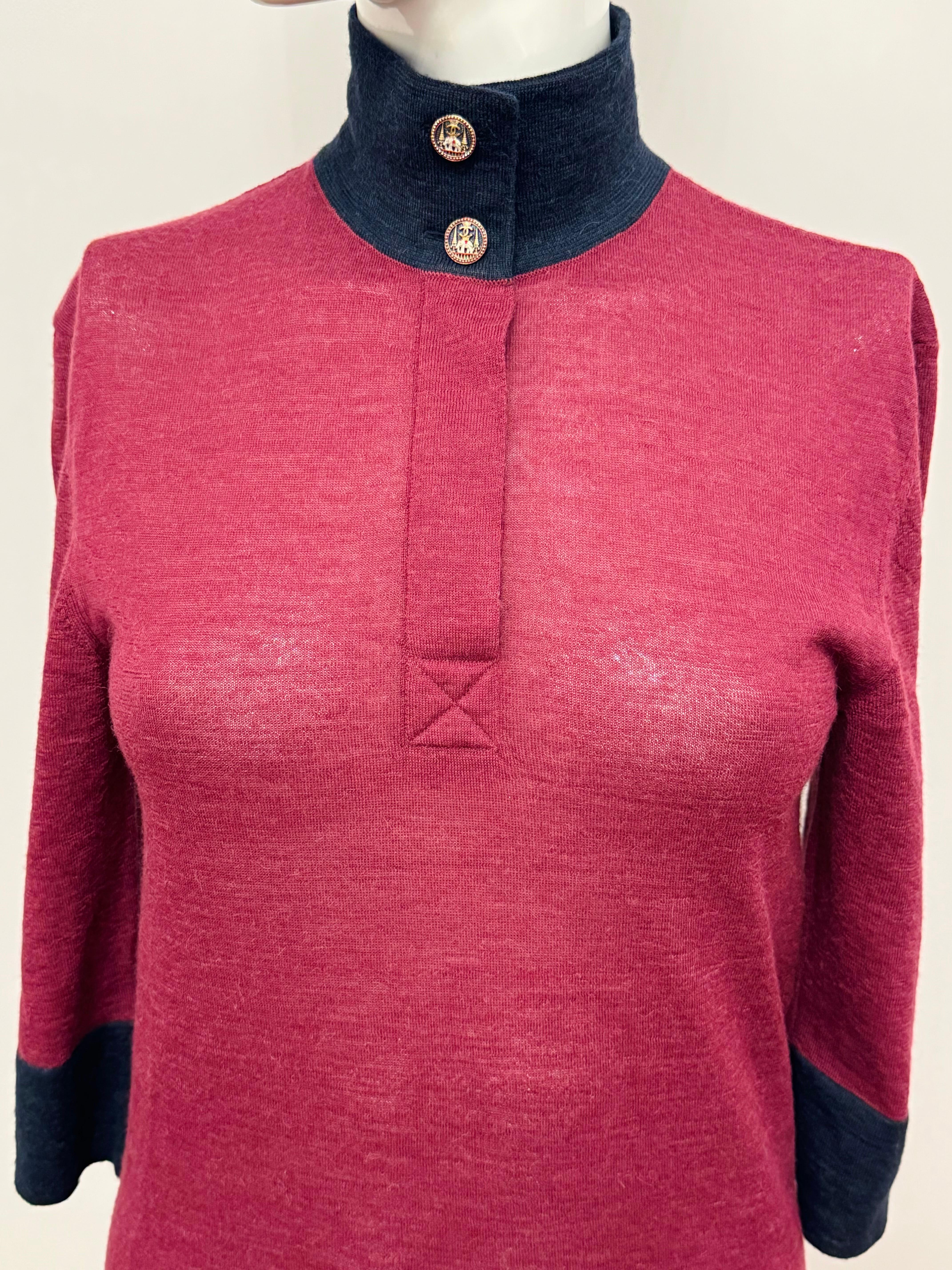 Maglione in alpaca Chanel métiers d'art Paris Bombay Pre Fall 2012 In condizioni Nuovo in vendita a PARIS, FR