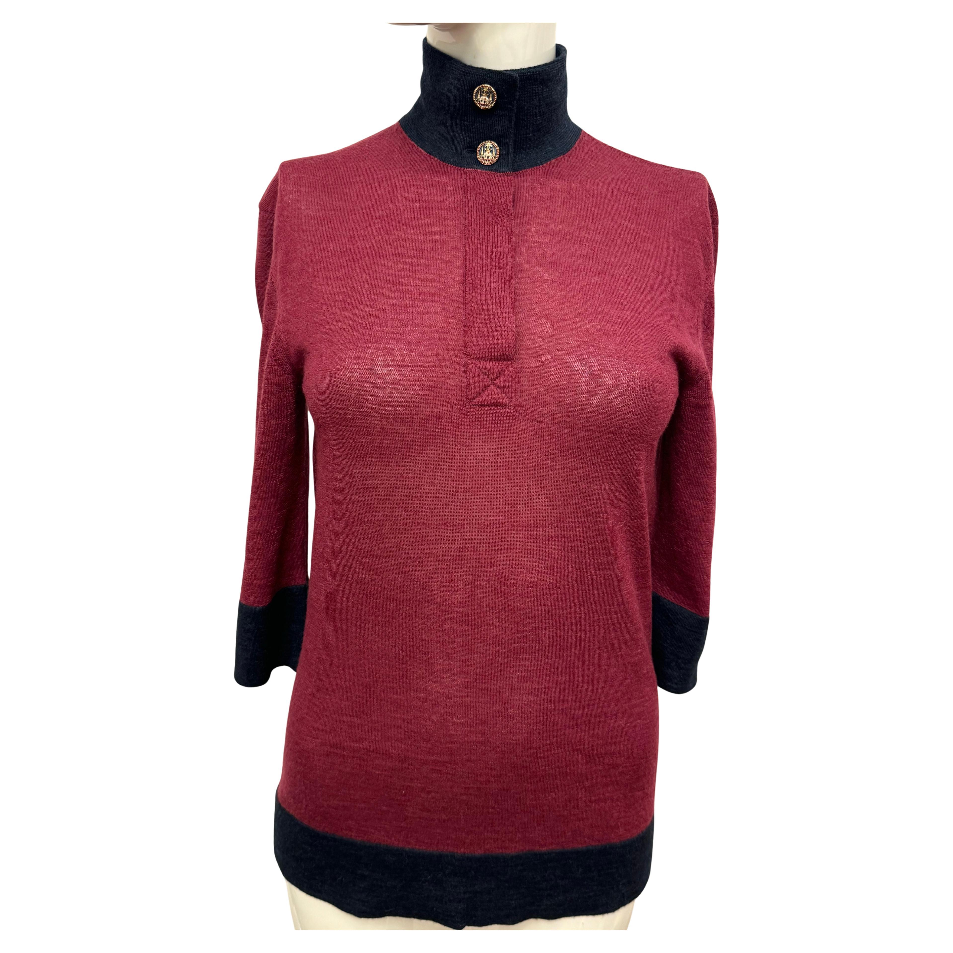 Maglione in alpaca Chanel métiers d'art Paris Bombay Pre Fall 2012