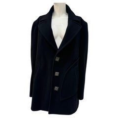 Chanel métiers d’art Paris Byzance 2011 Runway black wool coat