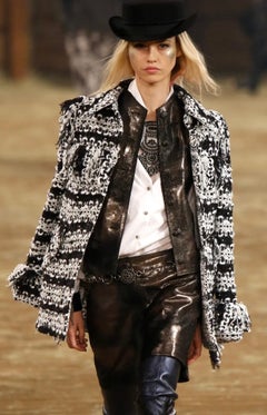 Chanel métiers d’art Paris Dallas Pre Fall 2014 collection pony hair shorts