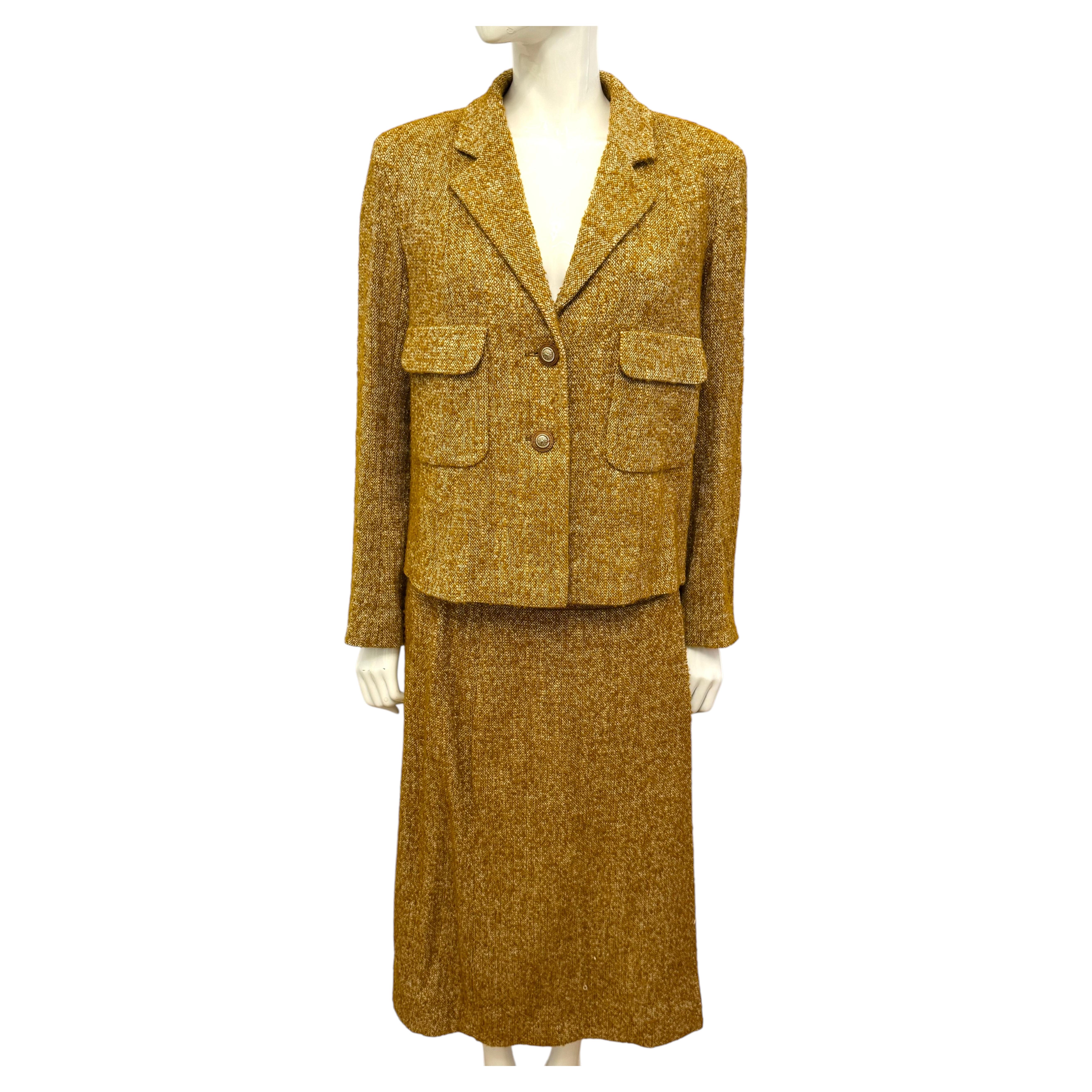 Chanel métiers d'art Paris Dallas Pre Fall 2014 runway tweed suit skirt