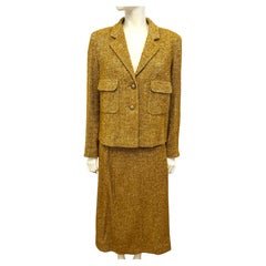 Chanel métiers d’art Paris Dallas Pre Fall 2014 runway tweed suit skirt