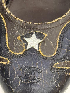 Chanel métiers d’art Paris Dallas Pre Fall 2014 shérif star Heels Shoes