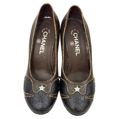 Chanel métiers d’art Paris Dallas Pre Fall 2014 shérif star Heels Shoes