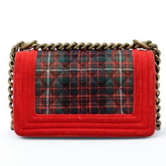 Chanel Metiers d'Art Paris Edimburg Red Boy Bag