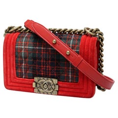 Chanel Metiers d'Art Paris Edimburg Red Boy Bag