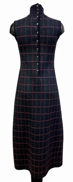 Chanel Métiers d'Art Paris-Edinburgh 2012/2013 Tartan Maxi Dress