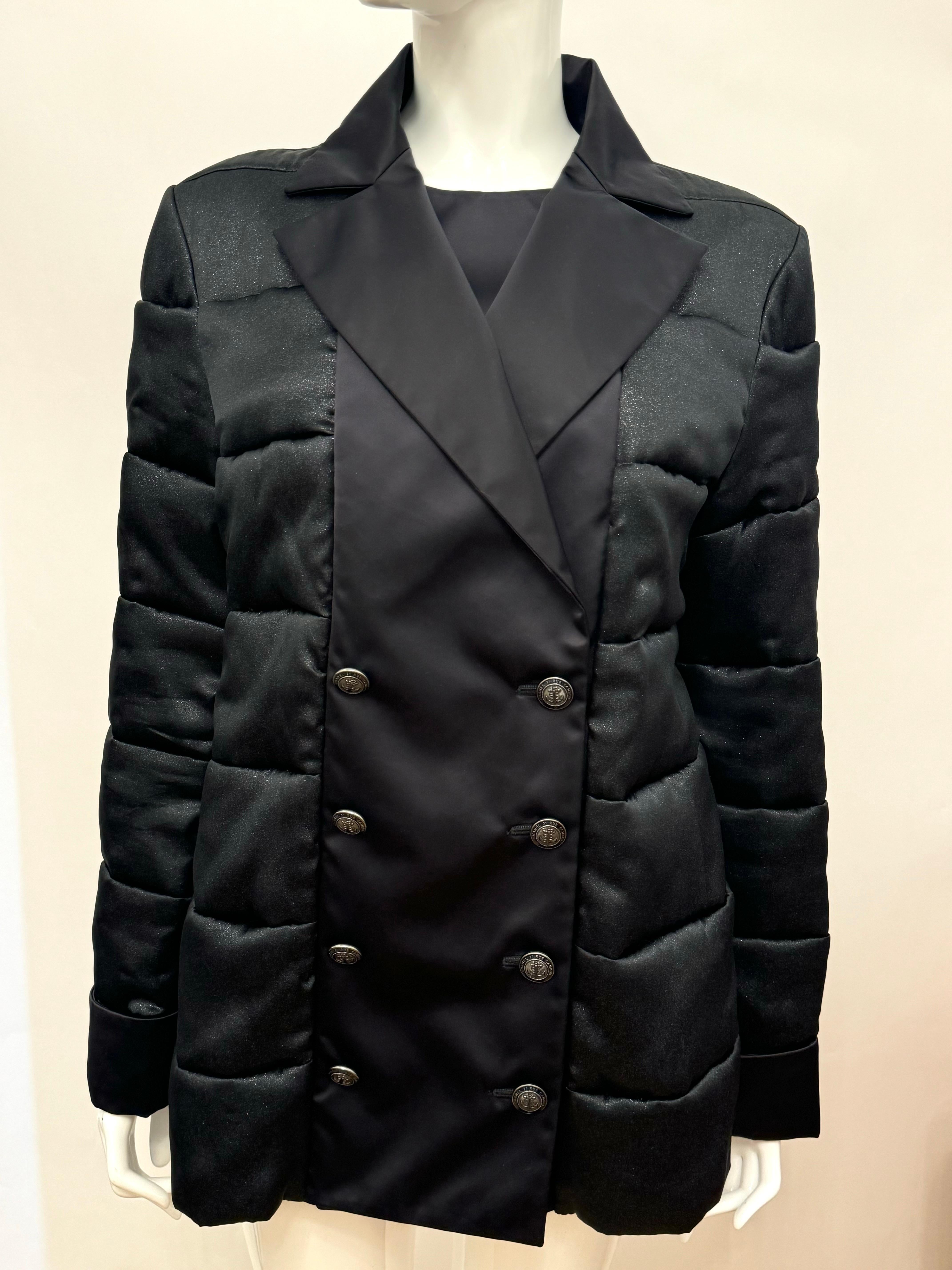 Chanel métiers d’art Paris Hambourg pre fall 2018 puffer jacket anchor buttons In New Condition For Sale In PARIS, FR