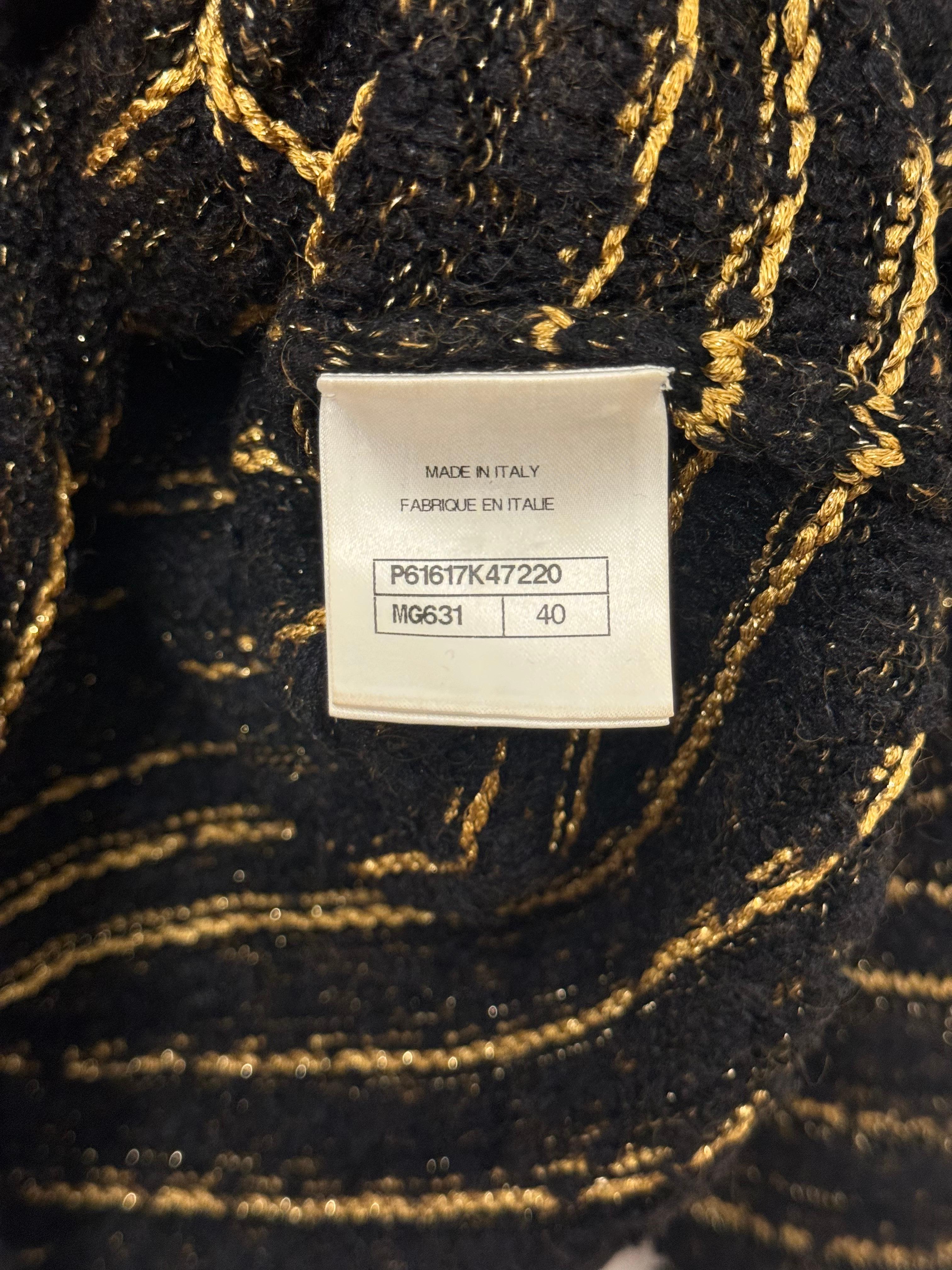 Chanel métiers d'art Paris New York Egyptian collection runway sweater 5