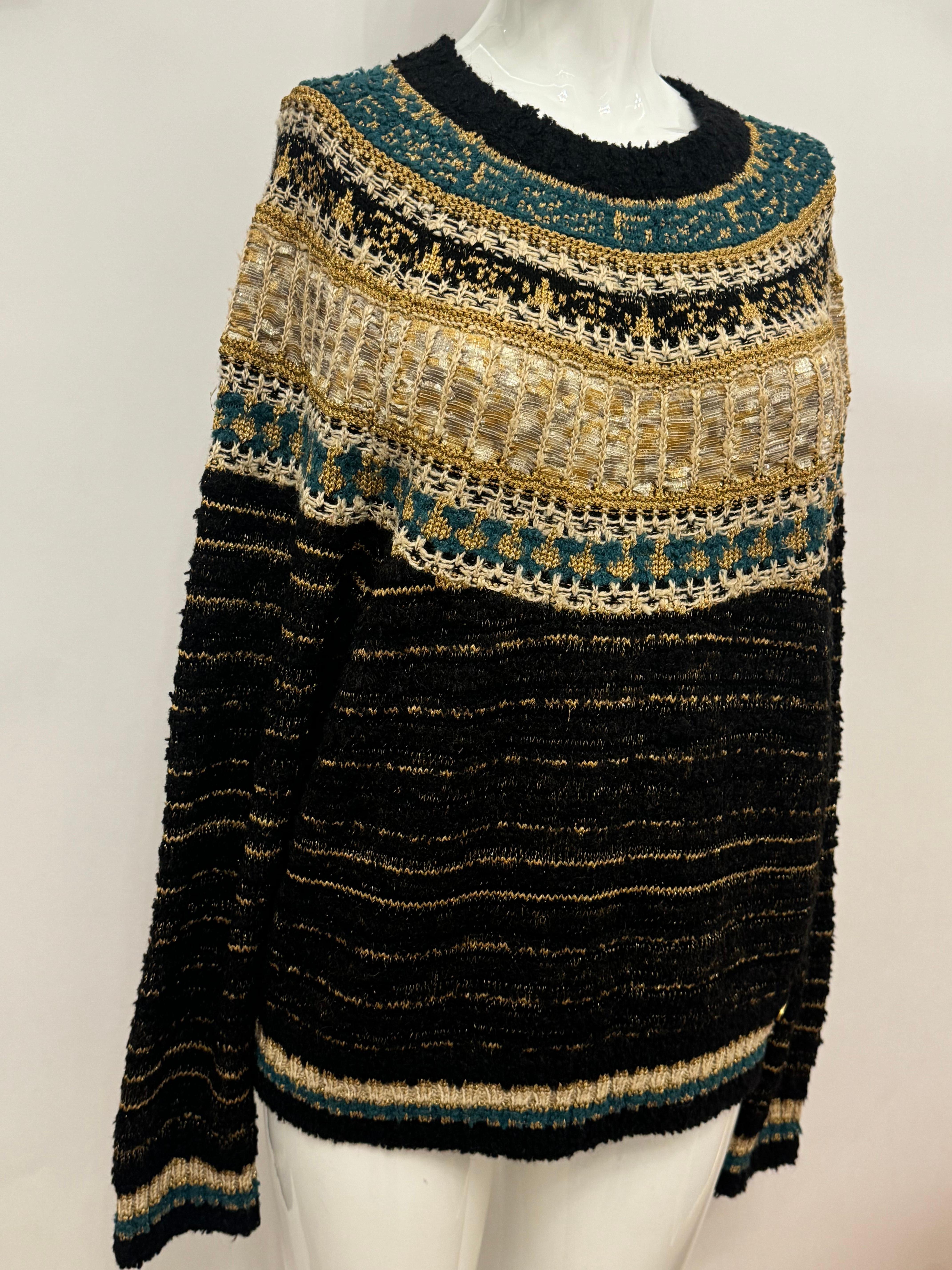 Chanel métiers d'art Paris New York Egyptian collection runway sweater 3