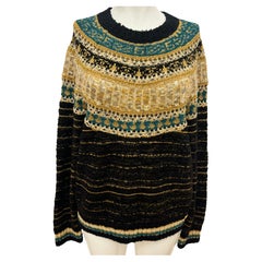 Chanel métiers d'art Paris New York Egyptian collection maglione da passerella