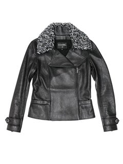 Chanel Métiers d'art Paris-Rome 2015/2016 leather jacket