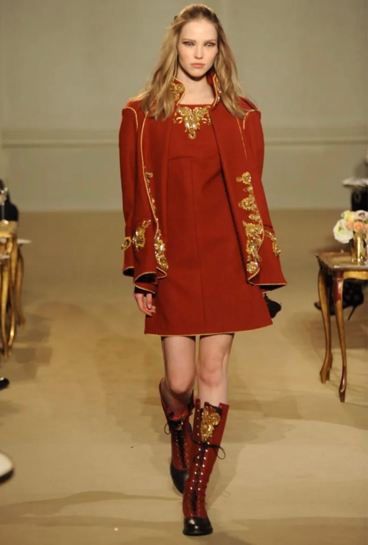 Chanel métiers d'art París Salzburgo 2015 pasarela vestido rojo bordado en venta 3