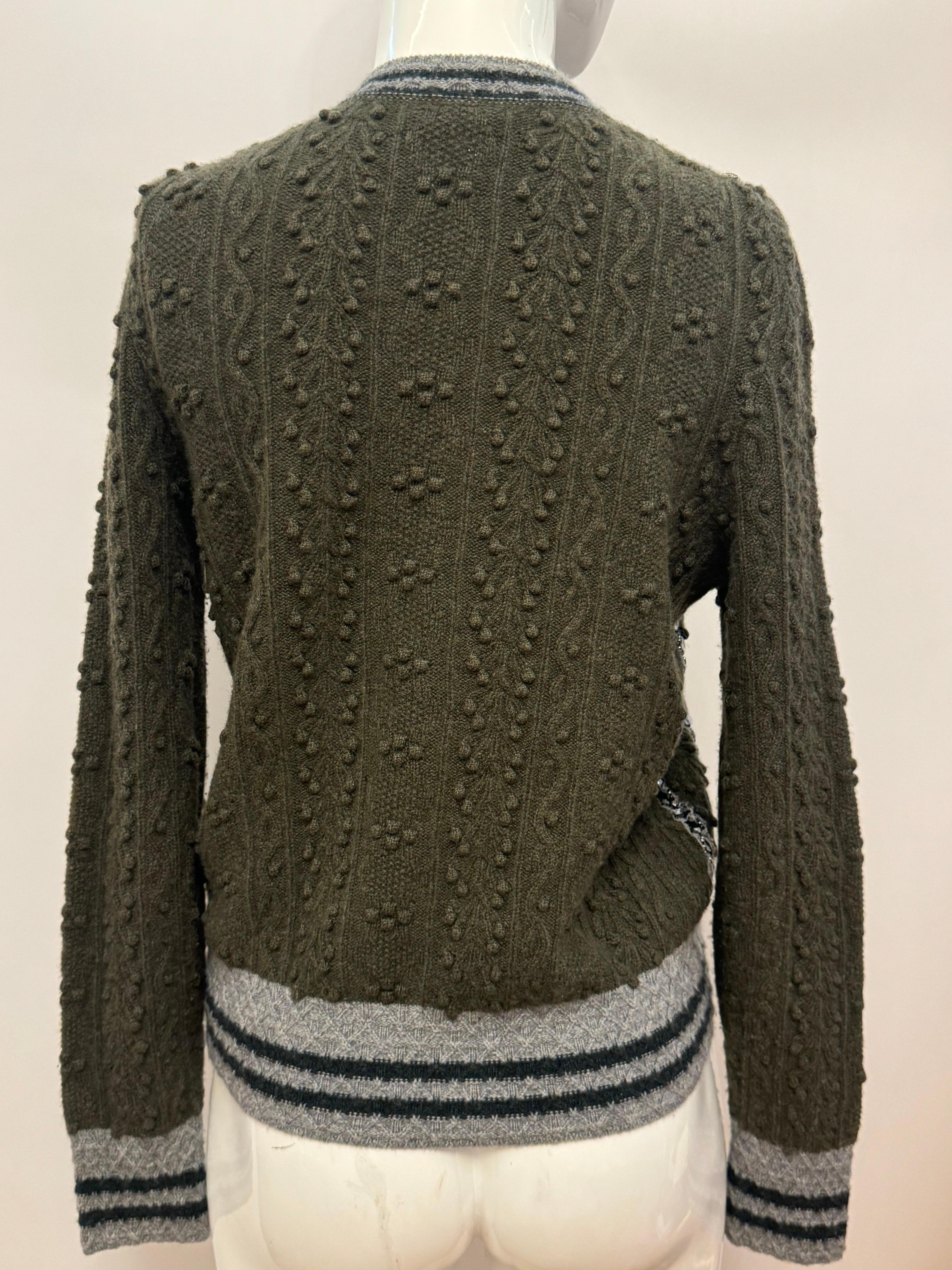 Chanel métiers d'art Paris Salzburg Pre Fall 2015 Laufsteg Kaschmirpullover im Angebot 8