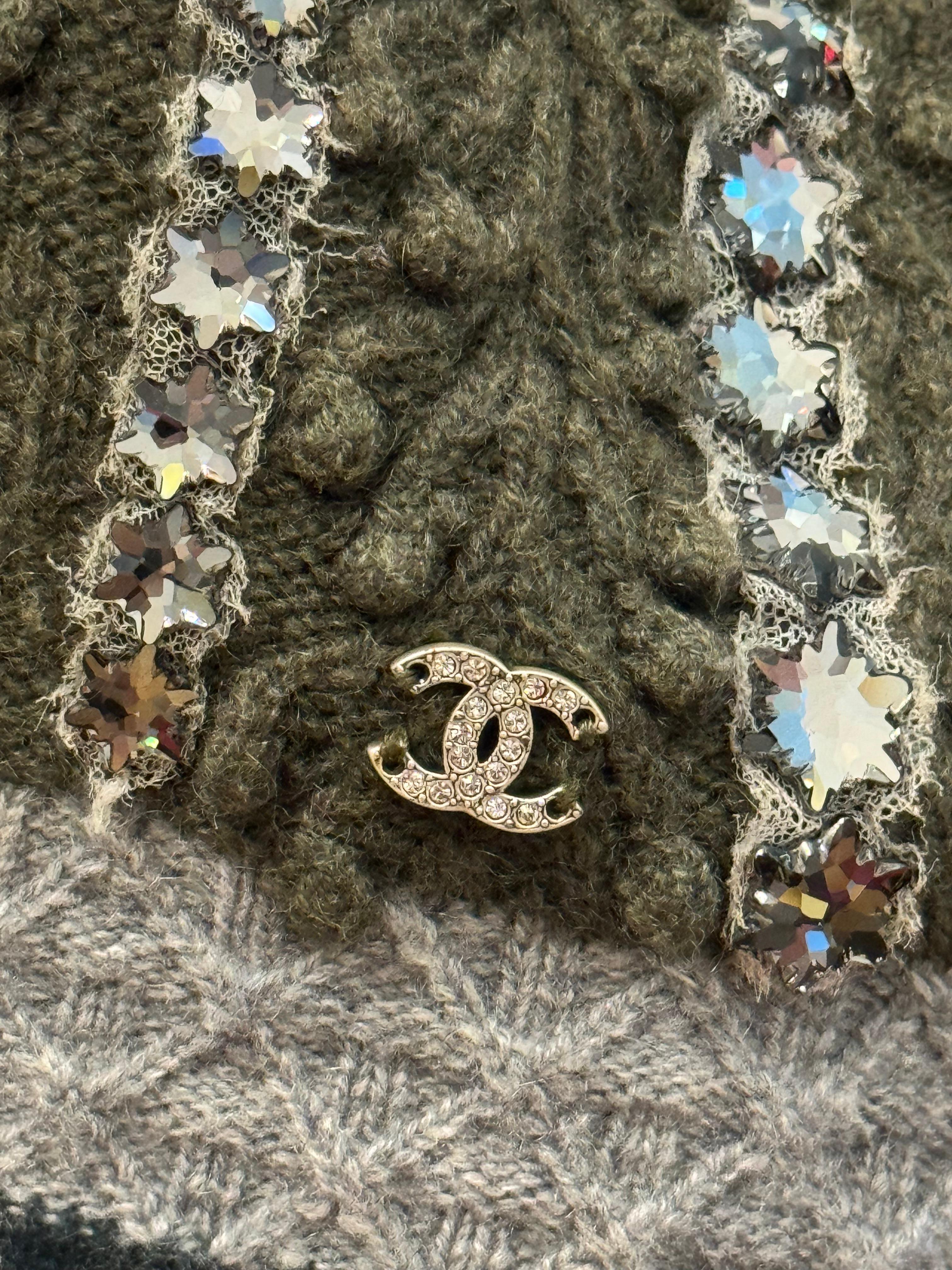 Chanel métiers d'art Paris Salzburg Pre Fall 2015 Laufsteg Kaschmirpullover im Angebot 4