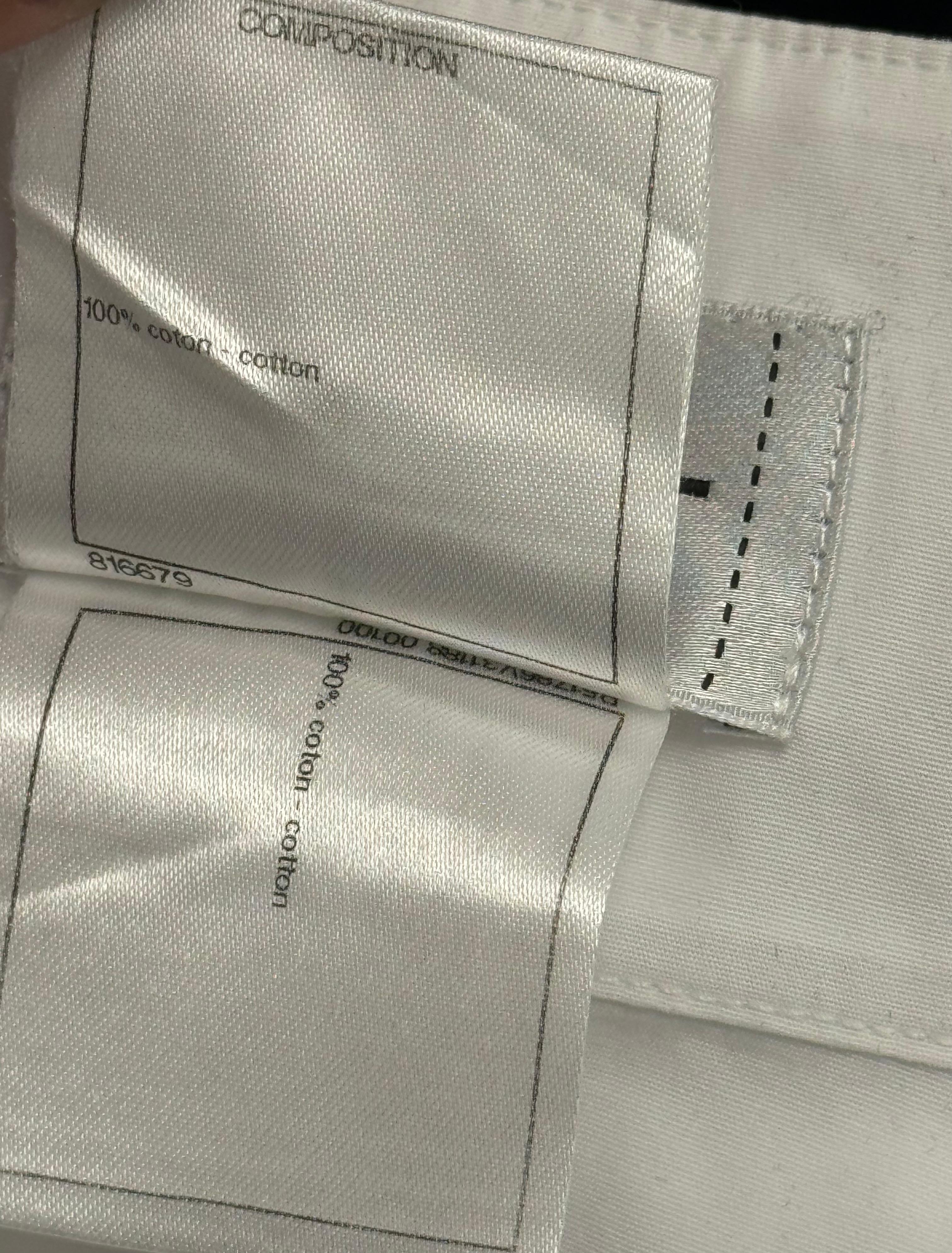 Chanel métiers d'art Parigi Salisburgo sfilata pre autunno 2015 camicia in cotone in vendita 8