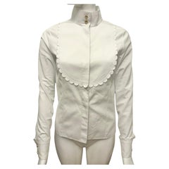 Chanel métiers d’art Paris Salzburg pre fall 2015 runway cotton shirt