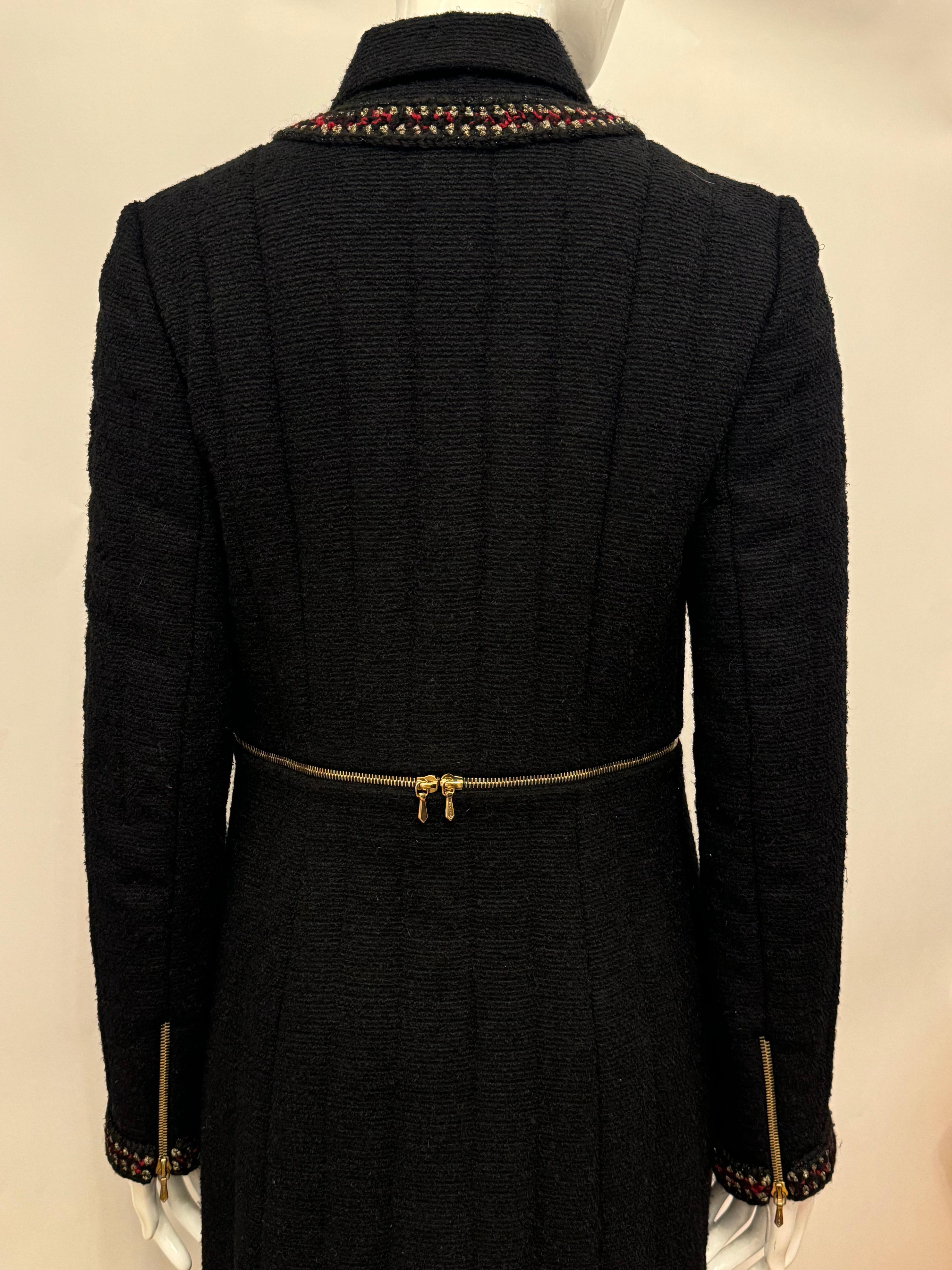 Chanel Métiers d'art Paris Shanghai manteau du défilé pré automne 2010 par Karl Lagerfeld en vente 8