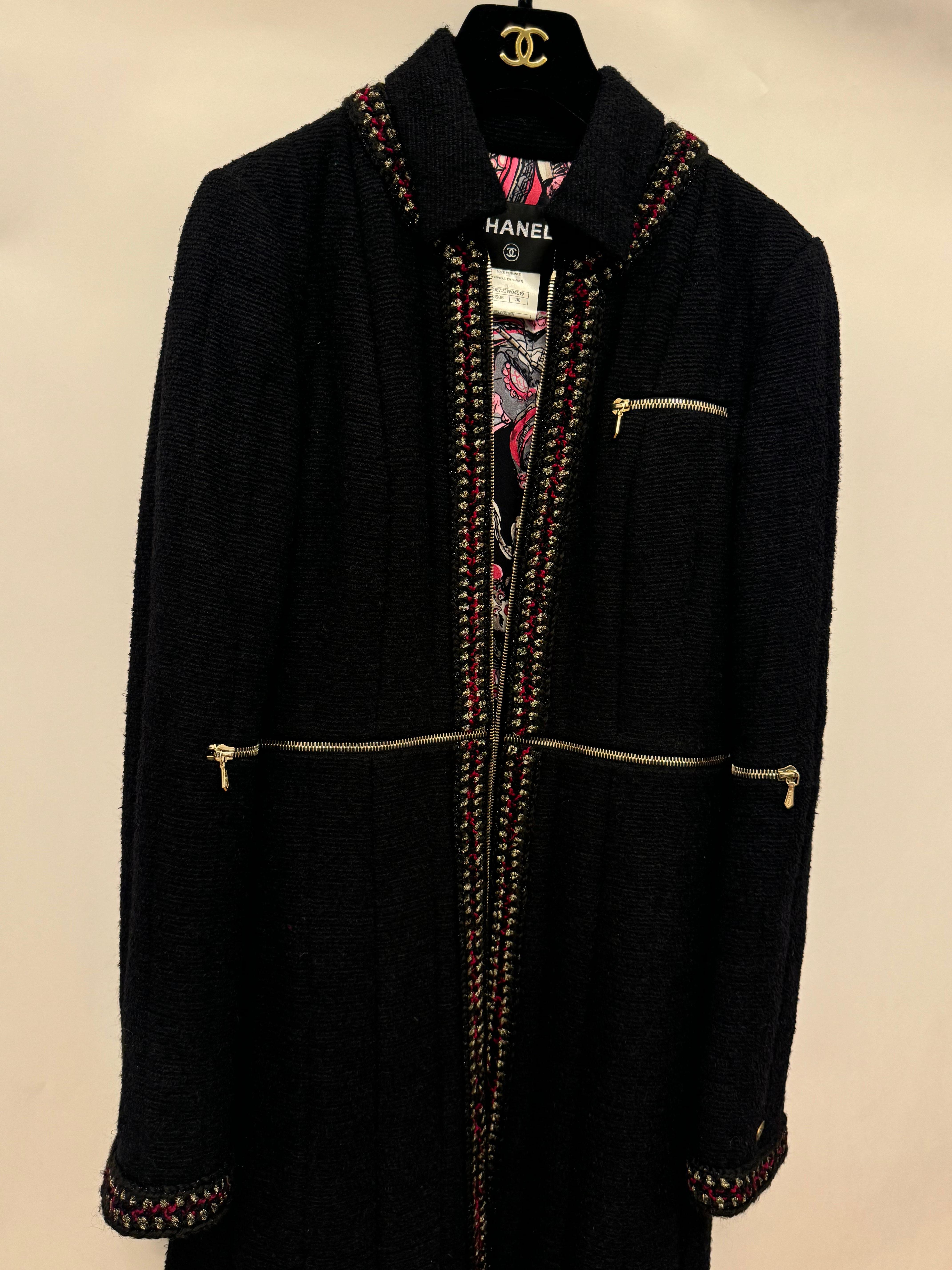 Chanel Métiers d'art Paris Shanghai manteau du défilé pré automne 2010 par Karl Lagerfeld en vente 9