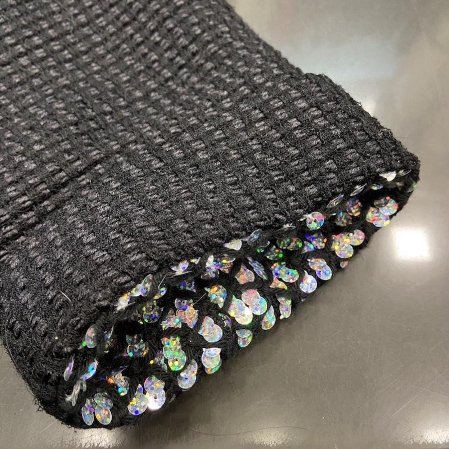 CHANEL Métiers d'Art Paris - Gilet Shanghai en laine et paillettes, taille 36FR en vente 1