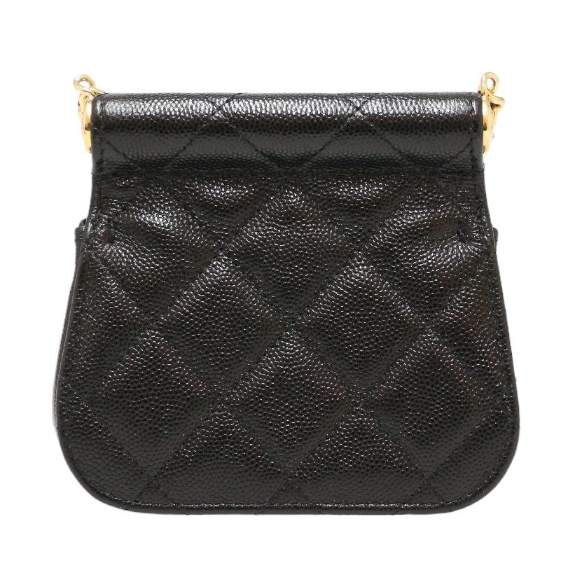 Chanel Micro Bag Caviar Leather In Excellent Condition For Sale In Paris, FR