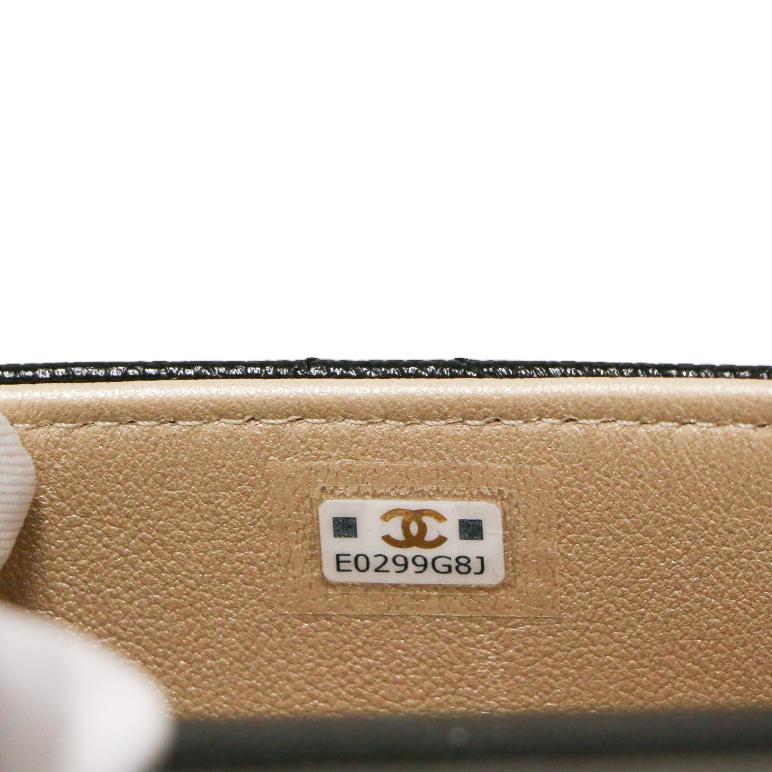 Chanel Micro Tasche aus Leder in Kaviar im Angebot 1