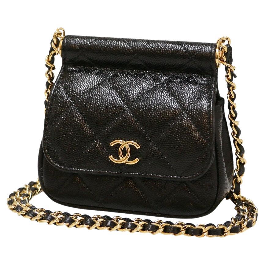 Chanel Micro Bag Caviar Leather For Sale