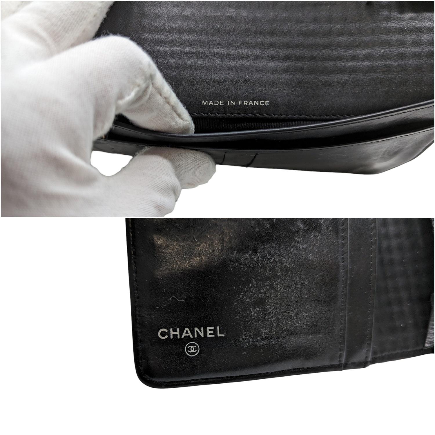 Chanel Micro Chocolate Bar Coco Mark Long Wallet For Sale 2