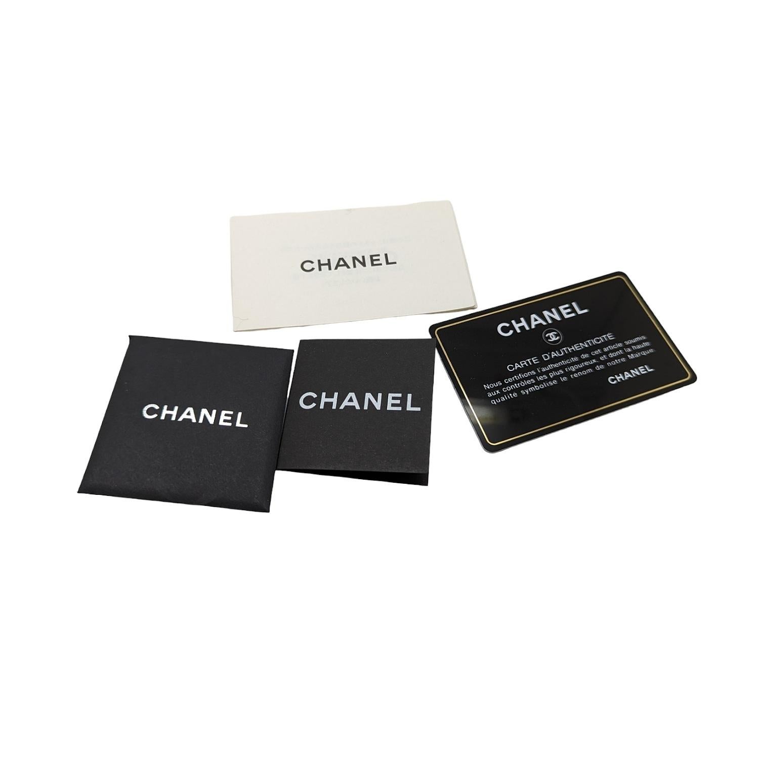 Chanel Micro Chocolate Bar Coco Mark Long Wallet For Sale 5