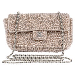 Chanel Micro “Solar Nebula” Swarovski Crystal Evening Bag with Chain Strap