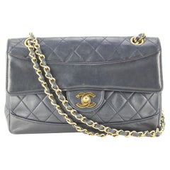 Navy Chanel Flap - 83 For Sale on 1stDibs
