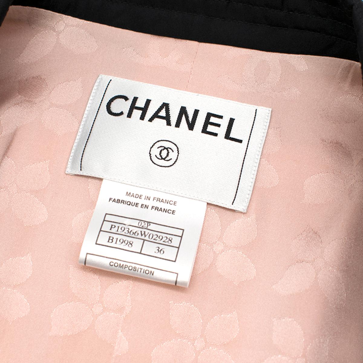 Women's Chanel Milkshake Pink Silk Tweed Coat FR 36