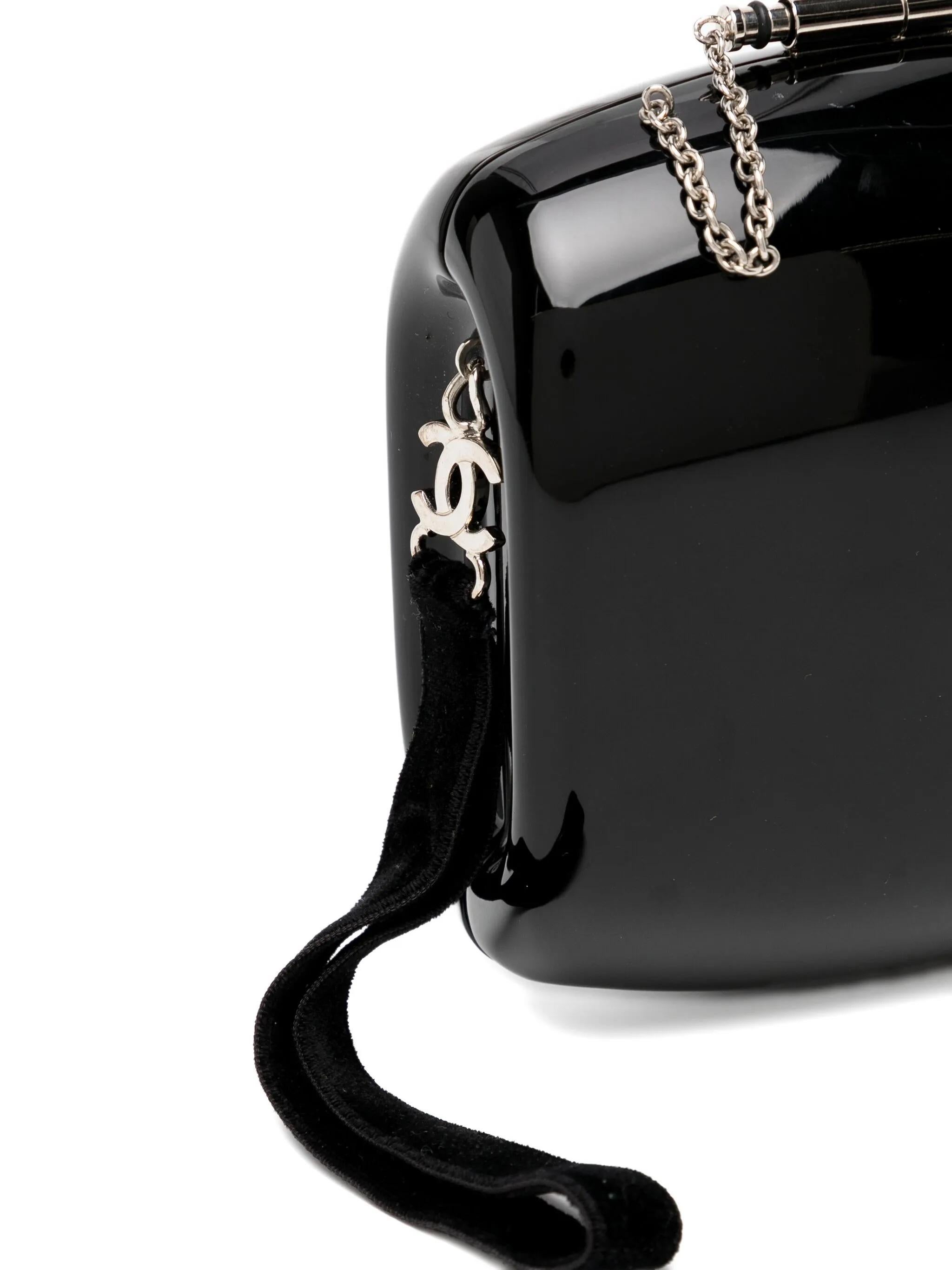 Noir Chanel - Pochette Minaudière Jewell - Résine noire en vente