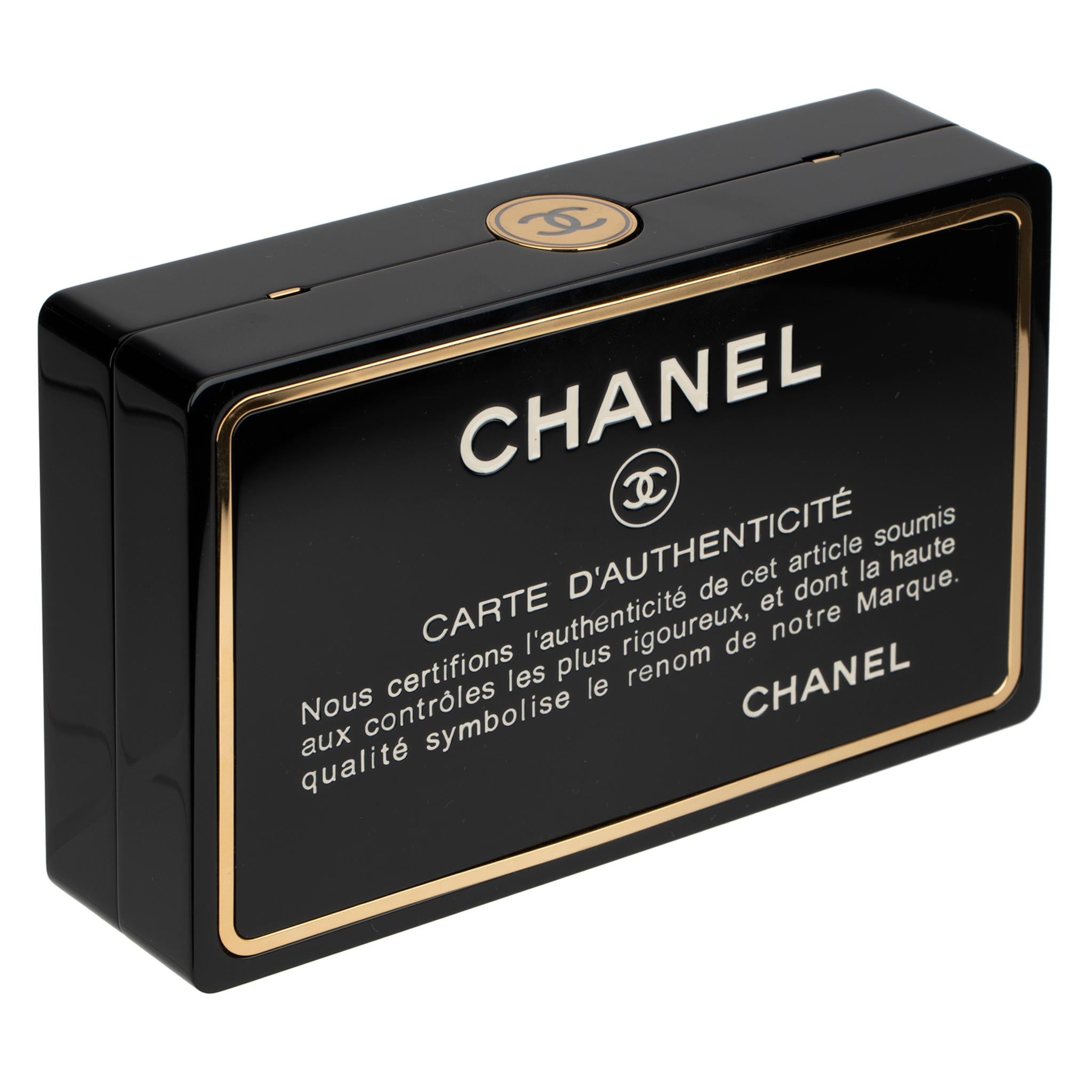 Chanel Minaudière Limited Edition Black Authenticity Card Gold-Tone Hardware 1