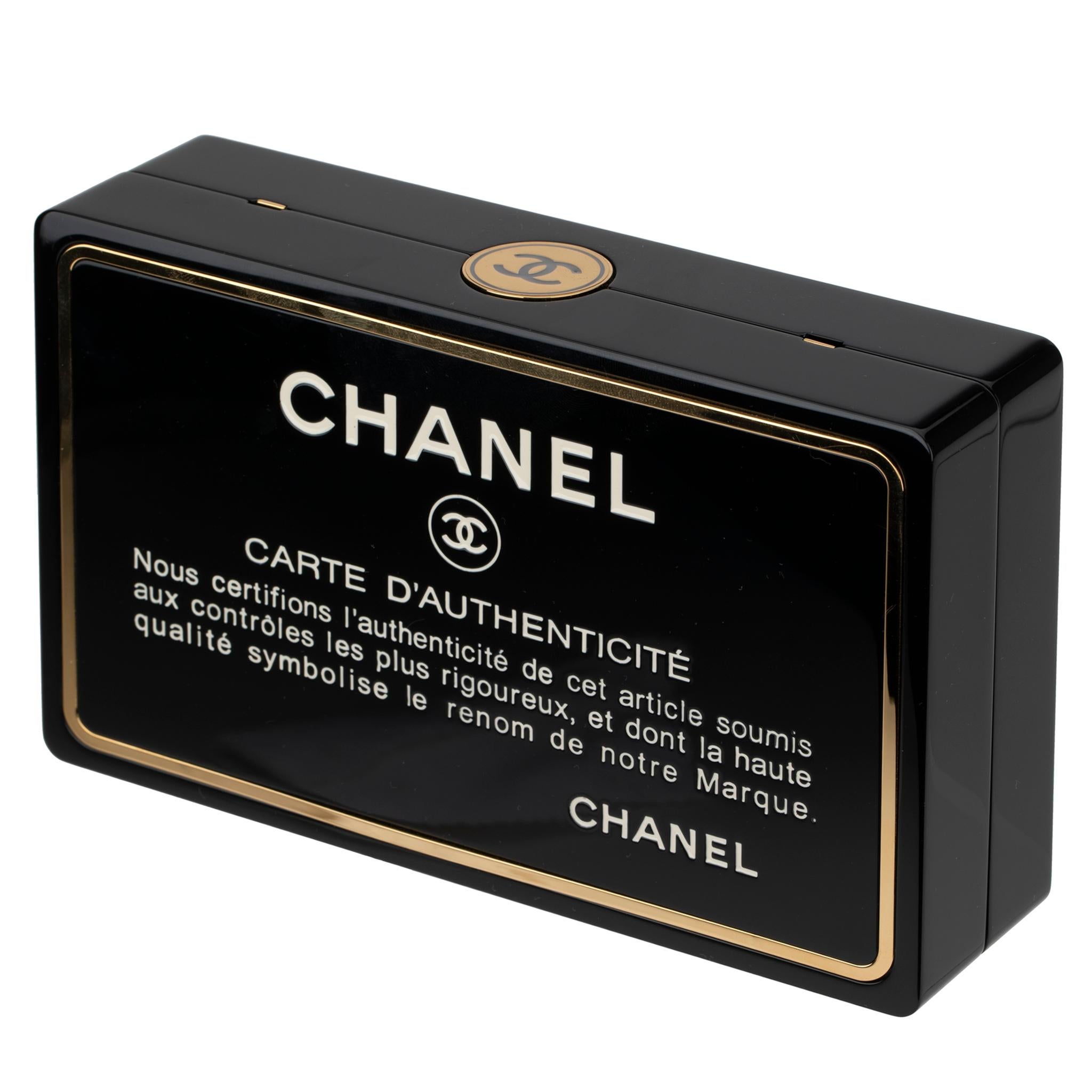 Chanel Minaudière Limited Edition Black Authenticity Card Gold-Tone Hardware 2