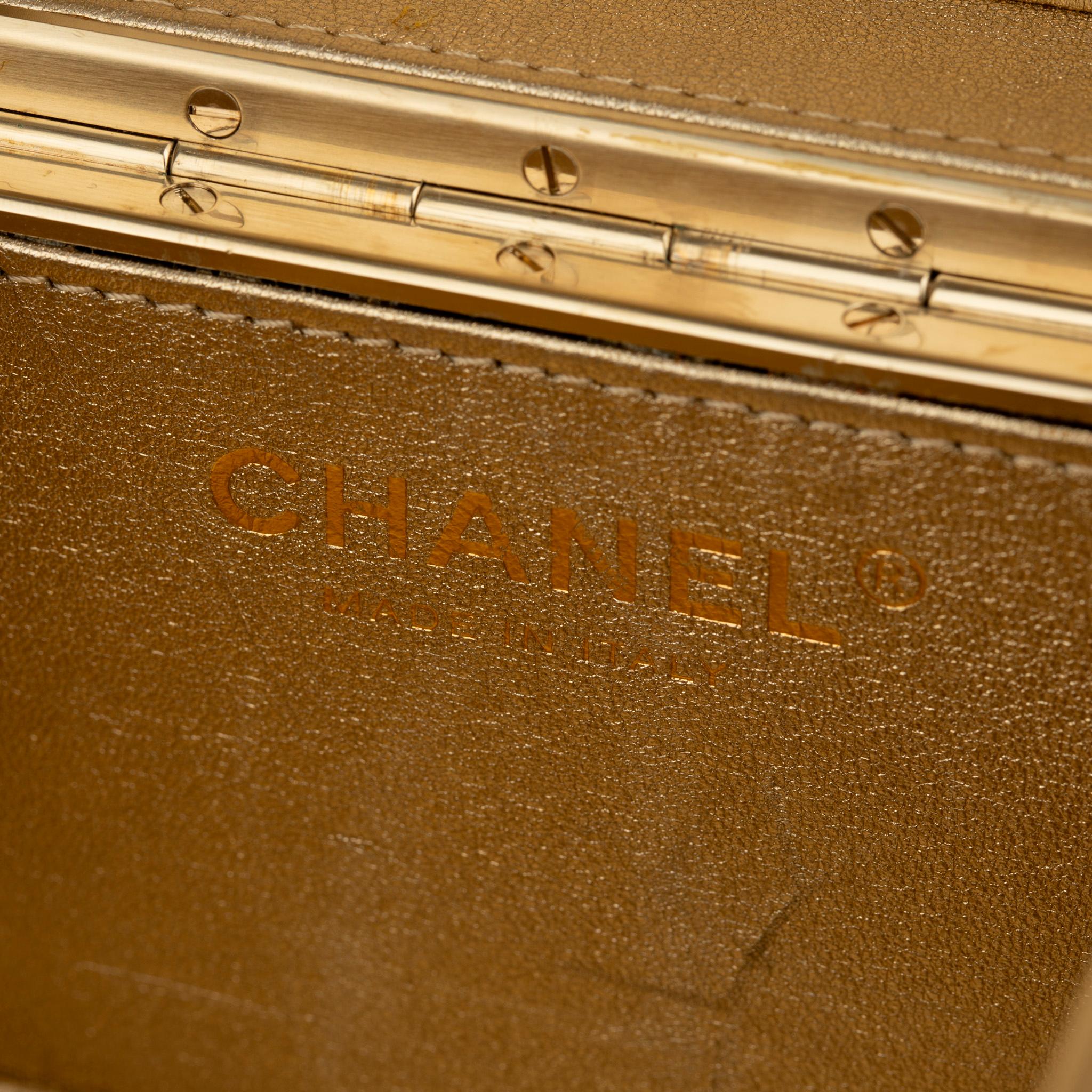 Chanel Minaudière Limited Edition Casino Dice Black Gold-Tone Hardware 8