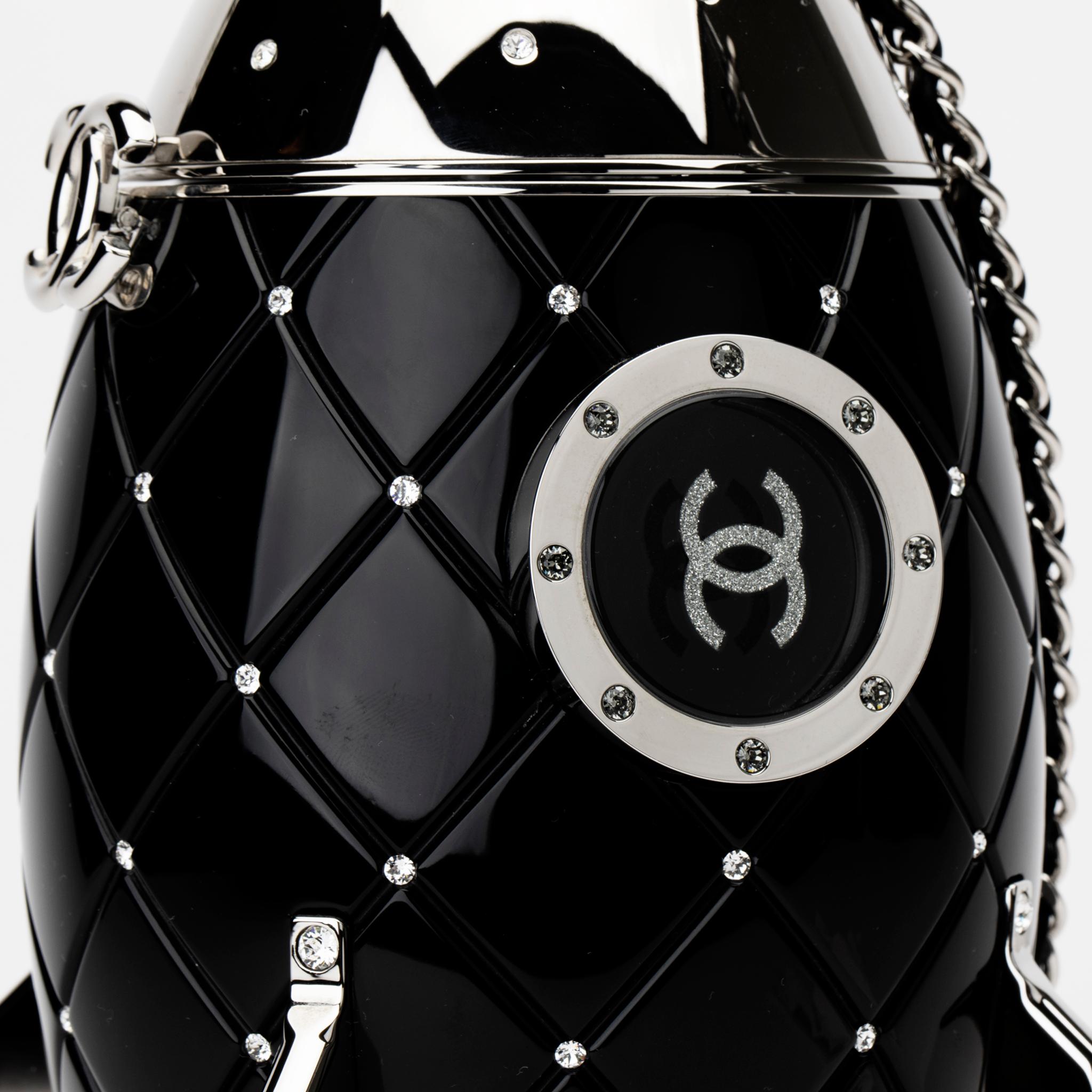 Chanel Minaudière Limited Edition Coco Space Rocket Silver-Tone Hardware 2