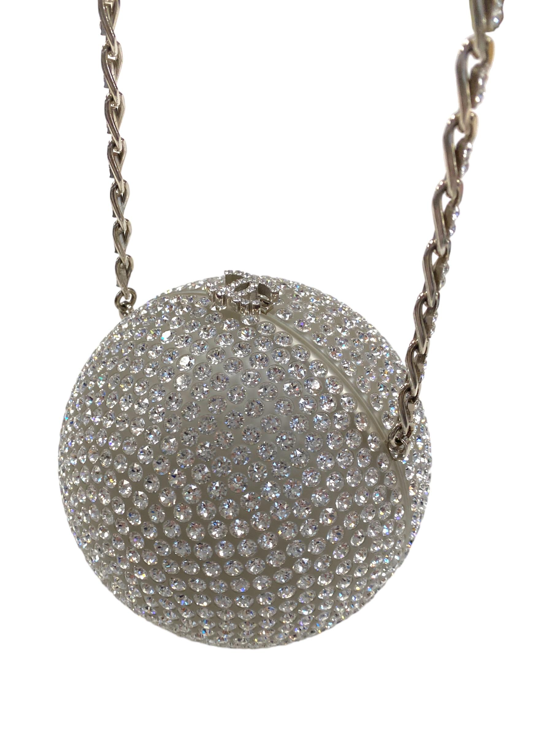 Chanel Minaudière Limited Edition Crystal Ball Evening Clutch 7