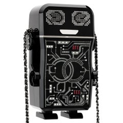 Chanel Minaudière Limited Edition Robot Silver-Tone Hardware