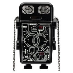 Chanel Minaudière Limited Edition Robot Silver-Tone Hardware