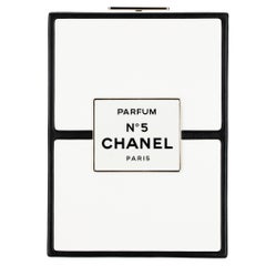 Chanel Minaudière Edition Limitée Blanc & Noir Boîte à Parfum Chanel No.5