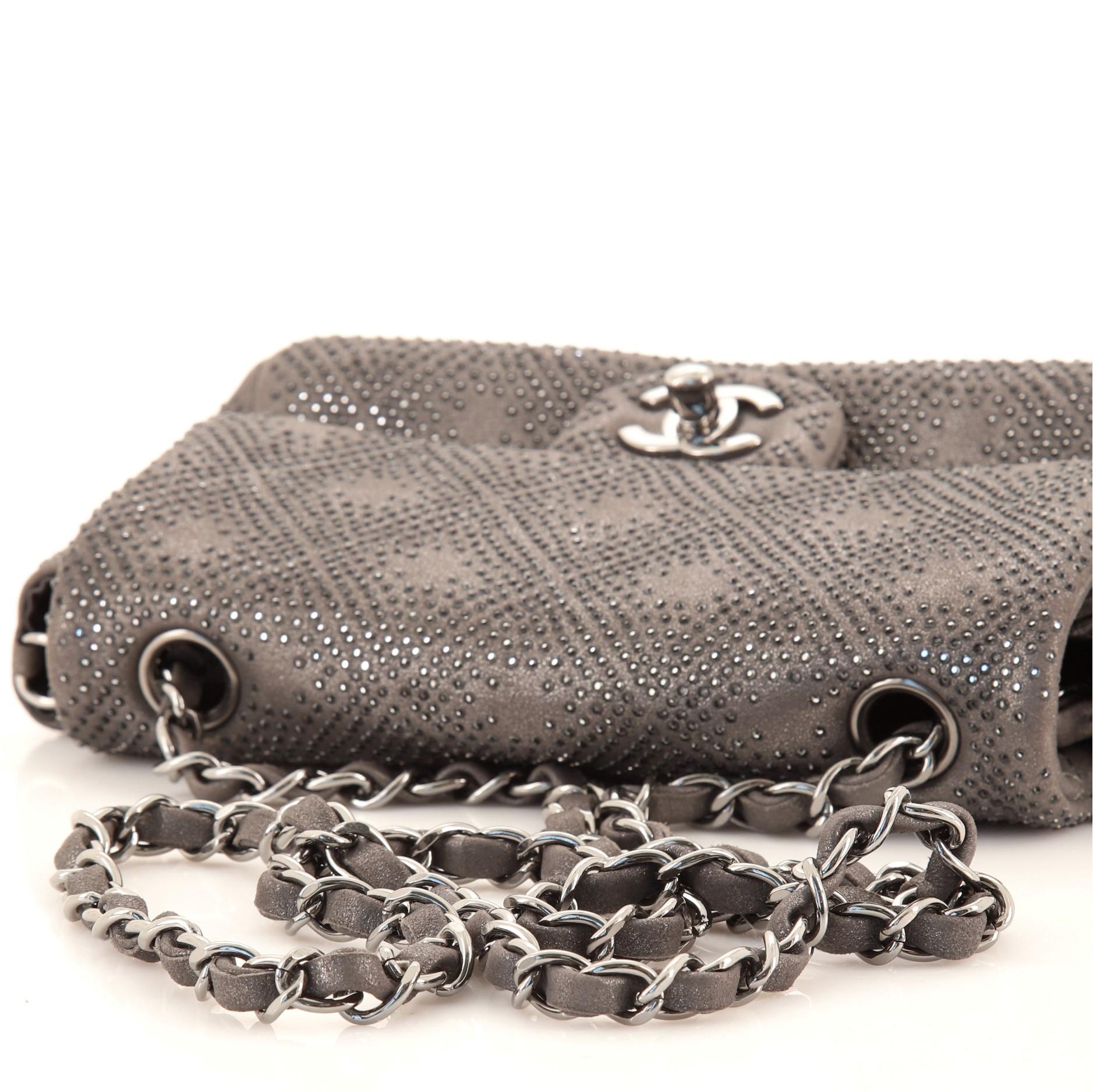 Chanel Mineral Nights Crossbody Tasche Strass verschönert Leder Mini 3