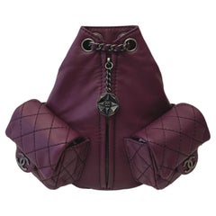 Chanel Mini "Backpack is Back" Purple Leather Bag