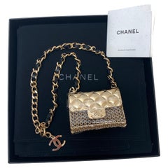 Vintage Chanel Mini Charms Bag Necklace