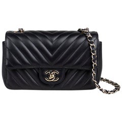 Chanel Mini Classic Chevron Flap Bag